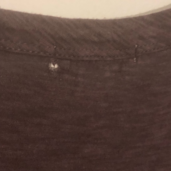 James Perse Super Soft Gray Scoop Neck Tee - Picture 3 of 6